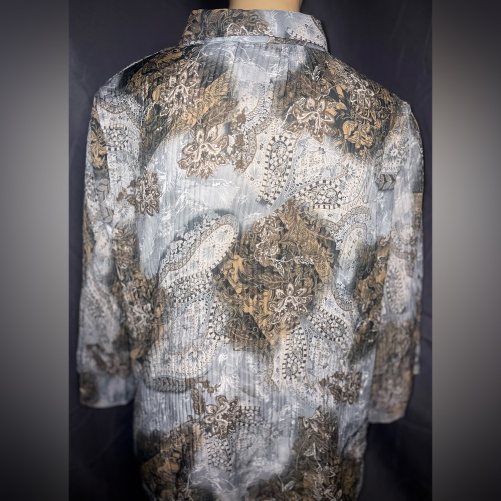 Cato Multicolor Abstract Blouse - image 5